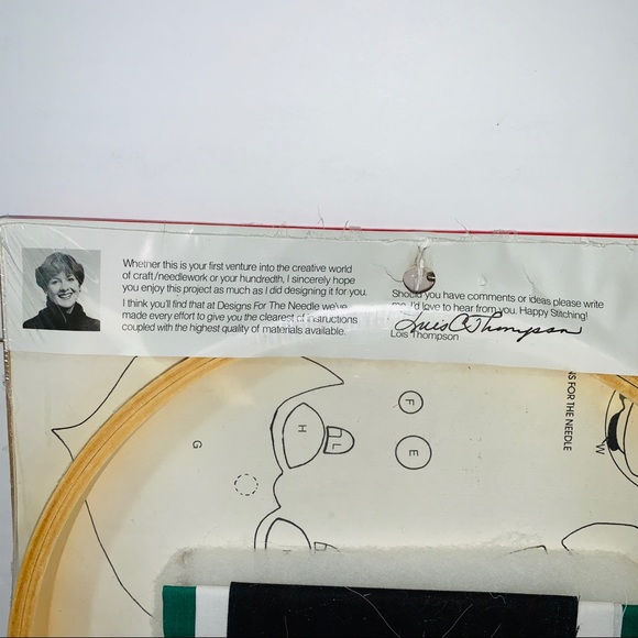 Calic-O’s appliqué Christmas Santa hoop kit 1982 Vintage craft #2203 - Picture 2 of 8